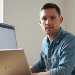 Portrait: Jonas P., Homeoffice